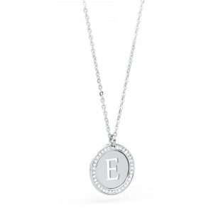 Collana donna S’agapo’ Lettering E SLR05