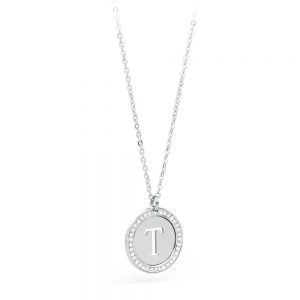 Collana donna S’agapo’ Lettering T SLR18
