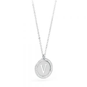 Collana donna S’agapo’ Lettering V SLR19