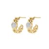 Orecchini donna Luca Barra con Cristalli Bianchi OK1143