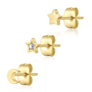 Set di Tre Orecchini donna S’agapo’ linea Click SCK166