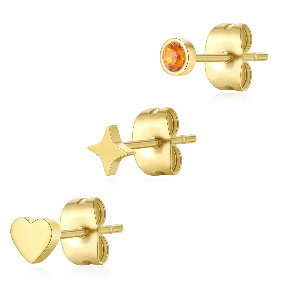 Set-di-Tre-Orecchini-donna-S'agapo'-linea-Click-SCK169 Set di Tre Orecchini donna S’agapo’ linea Click SCK169