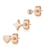 Set di Tre Orecchini donna S’agapo’ linea Click SCK171