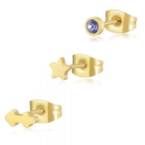 Set di Tre Orecchini donna S’agapo’ linea Click SCK204
