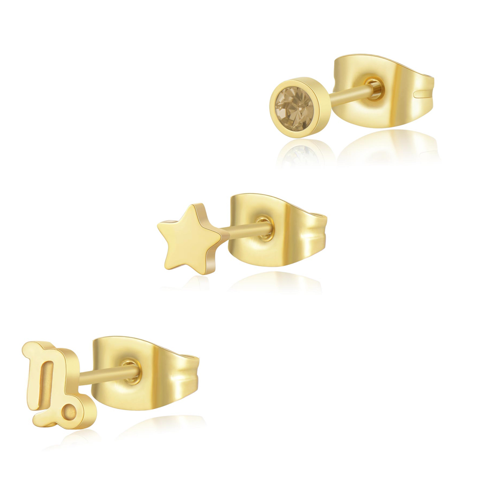 Set-di-Tre-Orecchini-donna-S'agapo'-linea-Click-SCK205 Set di Tre Orecchini donna S’agapo’ linea Click SCK205