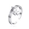 Anello donna S’agapo’ Click con Quadrifoglio SCK150