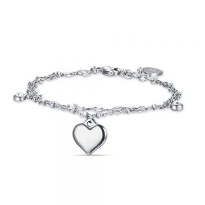 Bracciale donna Luca Barra con Cuore BK2225