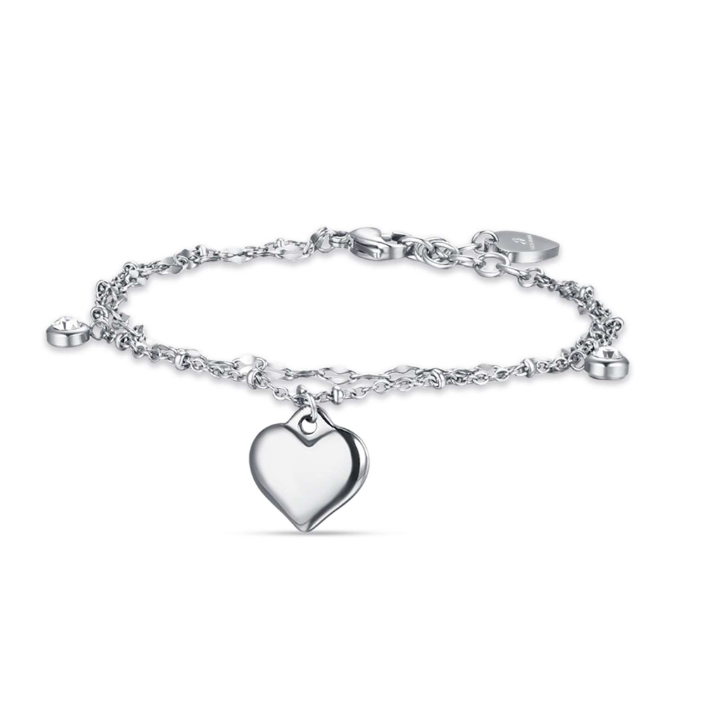 Bracciale-donna-Luca-Barra-con-Cuore-BK2225 Bracciale donna Luca Barra con Cuore BK2225