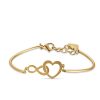 Bracciale donna Luca Barra con Cuore e Infinito BK2095
