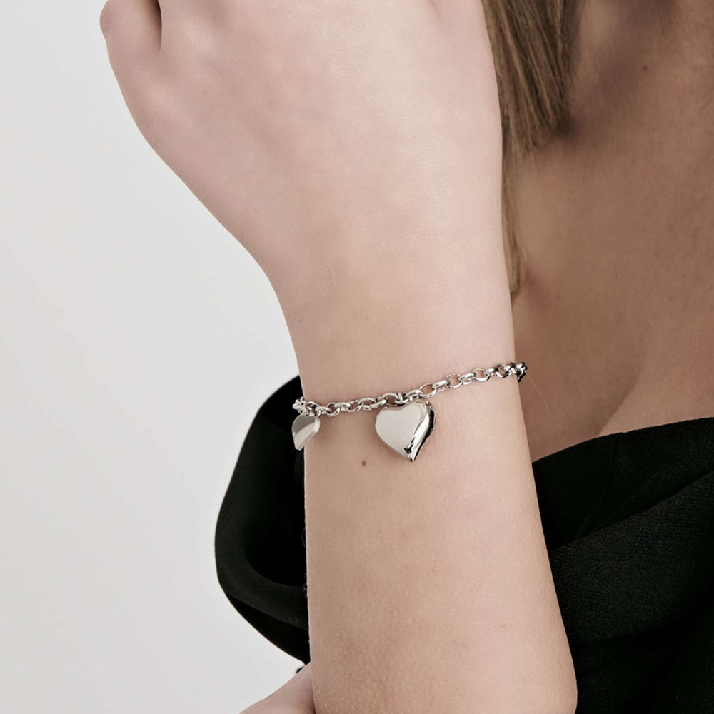 Bracciale-donna-Luca-Barra-con-Cuori-BK2221 Bracciale donna Luca Barra con Cuori BK2221