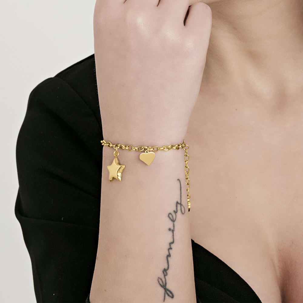 Bracciale-donna-Luca-Barra-con-Stella-BK2224 Bracciale donna Luca Barra con Stella BK2224