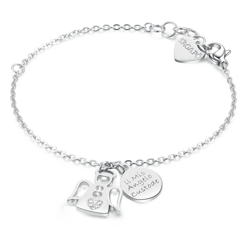 Bracciale-donna-S’agapo’-YOU-con-Angelo-SYO11 Bracciale donna S’agapo’ YOU con Angelo SYO11