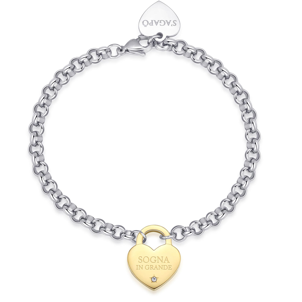 Bracciale-donna-S’agapo’-con-Cuore-linea-Be-My-Always-SBM82 Bracciale donna S’agapo’ con Cuore linea Be My Always SBM82