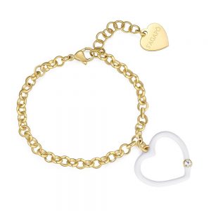 Bracciale donna S’agapo’ con Cuore linea Vibes SVB16