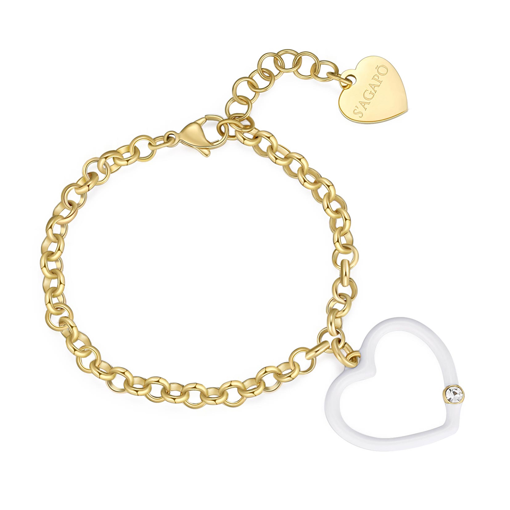 Bracciale-donna-S’agapo’-con-Cuore-linea-Vibes-SVB16 Bracciale donna S’agapo’ con Cuore linea Vibes SVB16