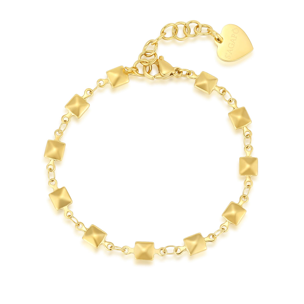 Bracciale-donna-con-borchie-S’agapo’-Chunky-SHK32 Bracciale donna con borchie S’agapo’ Chunky SHK32
