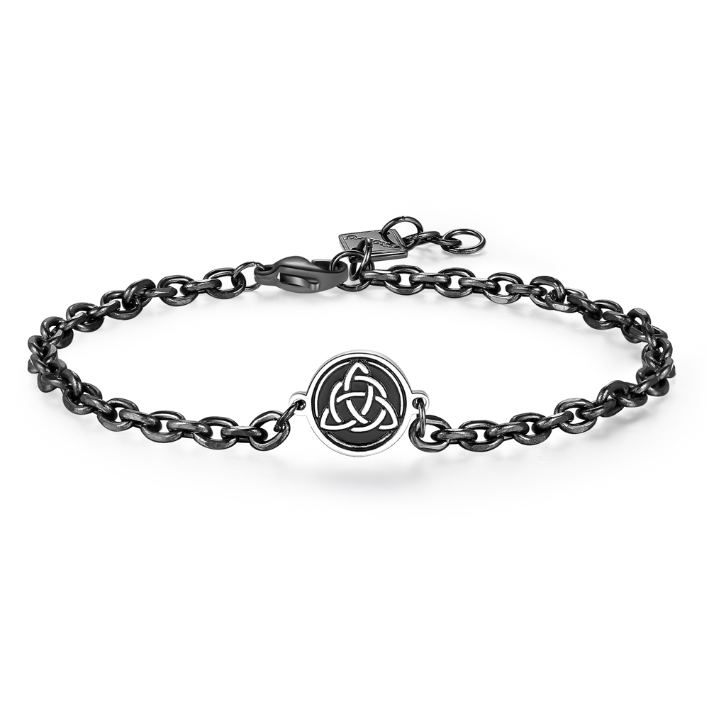 Bracciale-uomo-S’agapo’-con-Triqueta-linea-Talisman-STL14 Bracciale uomo S’agapo’ con Triqueta linea Talisman STL14