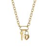 Collana donna Luca Barra con Chiave e Cuore Lucchetto CK1642