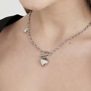 Collana donna Luca Barra con Cuore CK1645