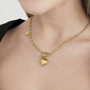 Collana donna Luca Barra con Cuore CK1646