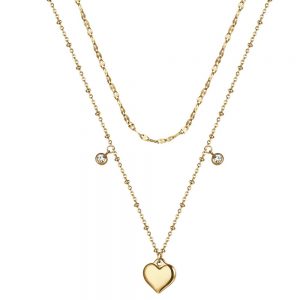 Collana donna Luca Barra con Cuore CK1650