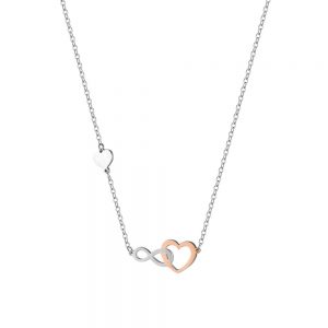 Collana donna Luca Barra con Cuore e Infinito CK1574