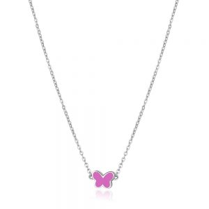 Collana donna S’agapo’ Click con Farfalla SCK208
