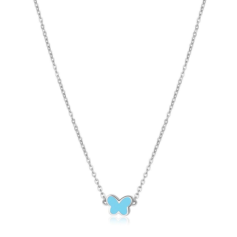 Collana-donna-S’agapo’-Click-con-Farfalla-SCK209 Collana donna S’agapo’ Click con Farfalla SCK209