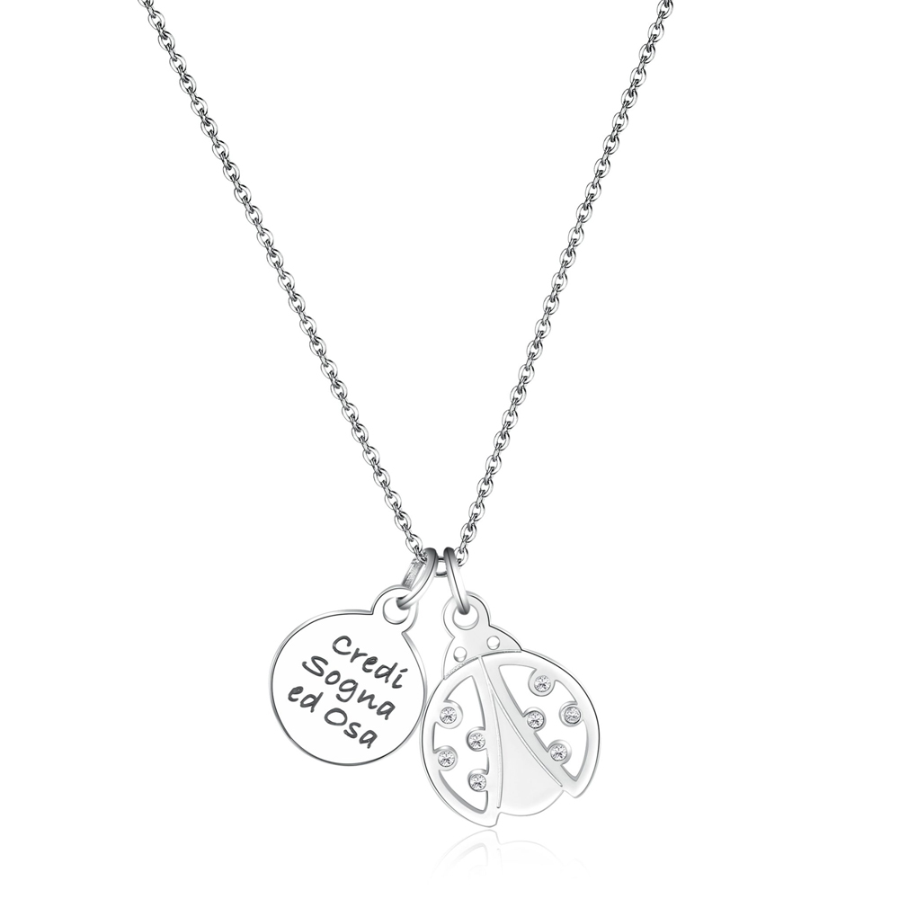 Collana-donna-S’agapo’-YOU-con-Coccinella-SYO03 Collana donna S’agapo’ YOU con Coccinella SYO03