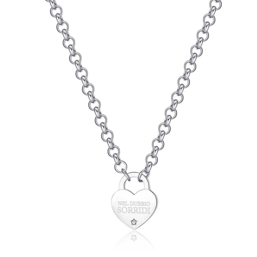 Collana-donna-S’agapo’-con-Cuore-linea-Be-My-Always-SBM75 Collana donna S’agapo’ con Cuore linea Be My Always SBM75