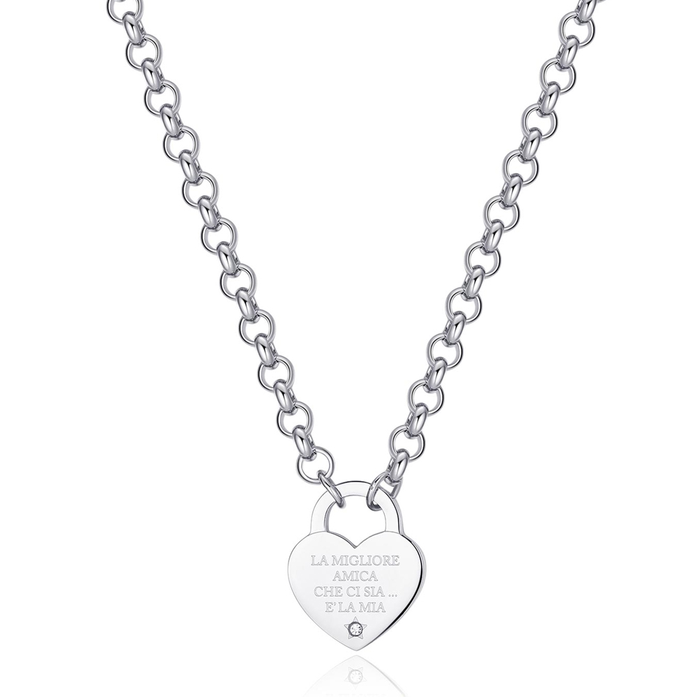 Collana-donna-S’agapo’-con-Cuore-linea-Be-My-Always-SBM76 Collana donna S’agapo’ con Cuore linea Be My Always SBM76