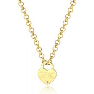 Collana donna S’agapo’ con Cuore linea Be My Always SBM77