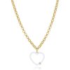 Collana donna S’agapo’ con Cuore linea Vibes SVB09