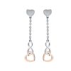 Orecchini donna Luca Barra con Cuori ed Infinito OK1112