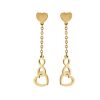 Orecchini donna Luca Barra con Cuori ed Infinito OK1113