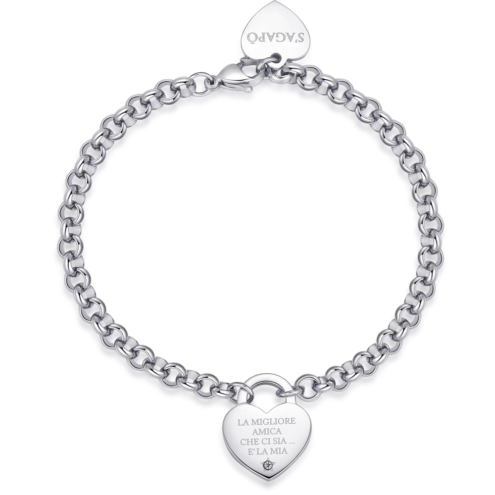 Bracciale-donna-S’agapo’-con-Cuore-Migliore-Amica-linea-Be-My-Always-SBM80 Bracciale donna S’agapo’ con Cuore Migliore Amica linea Be My Always SBM80