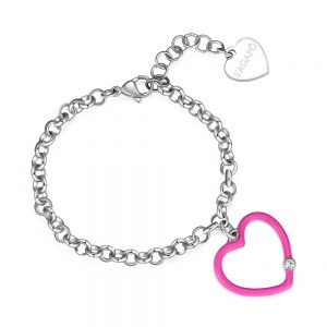 Bracciale donna S’agapo’ con Cuore linea Vibes SVB14