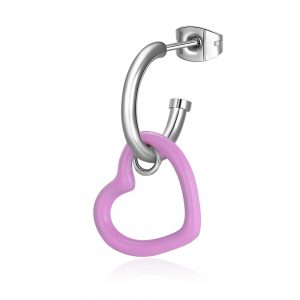 Orecchino singolo con Cuore linea Vibes SVB30