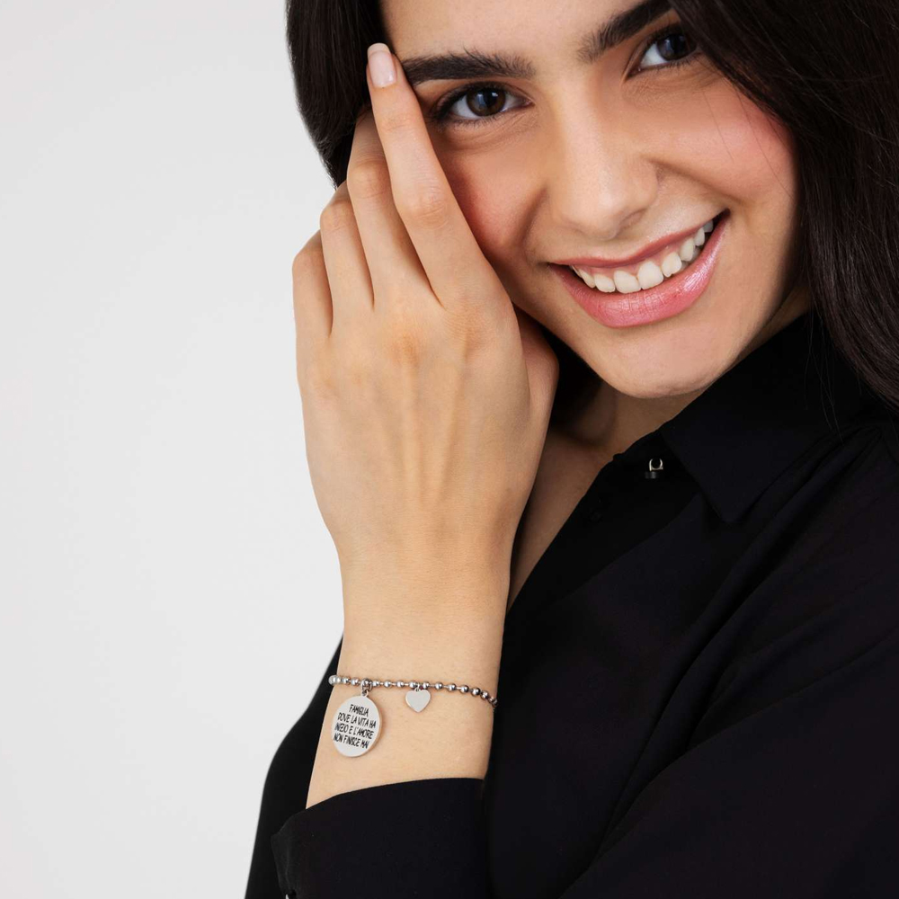 Bracciale-donna-Luca-Barra-Famiglia-BK2133 Bracciale donna Luca Barra Famiglia BK2133