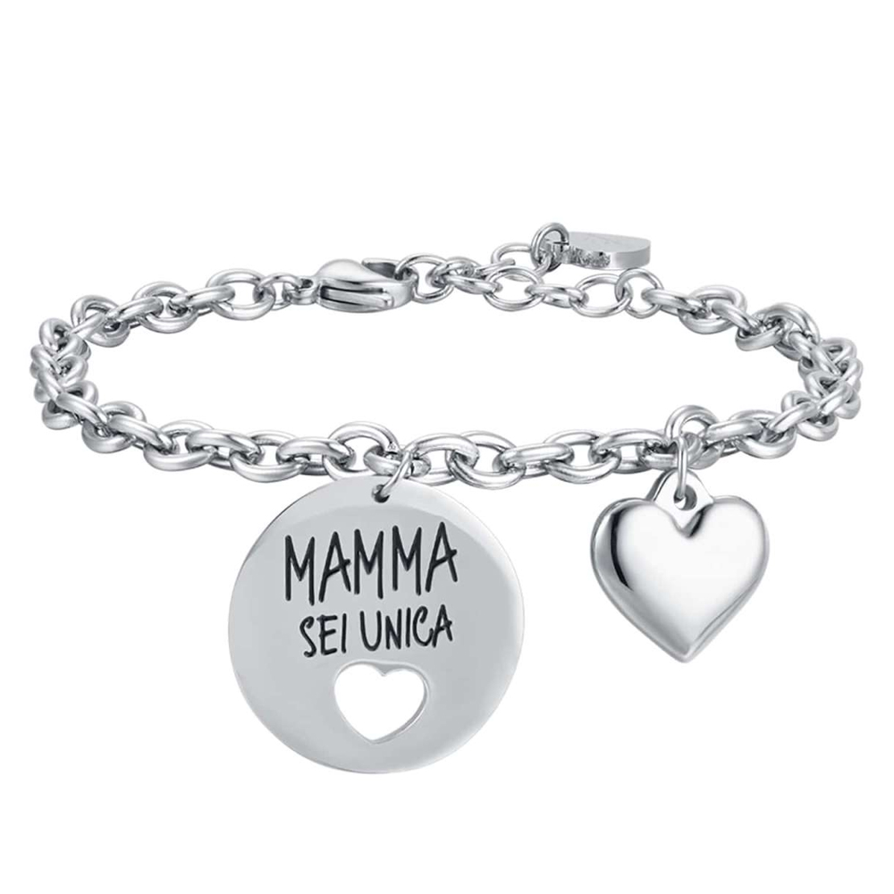 Bracciale-donna-Luca-Barra-Mamma-Sei-Unica-BK2267 Bracciale donna Luca Barra Mamma Sei Unica BK2267
