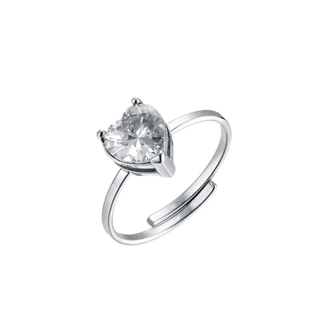 Anello-donna-Luca-Barra-con-Cristallo-Bianco-ANK360 Anello donna Luca Barra con Cristallo Bianco ANK360