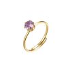 Anello donna Luca Barra con Cristallo Rosa ANK339