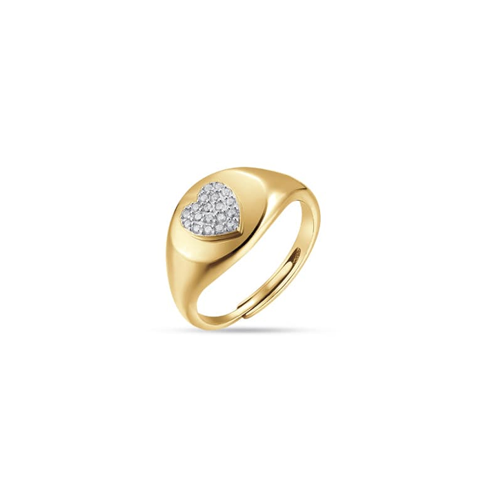 Anello-donna-Sigillo-Melitea-con-Cuore-MA174 Anello donna Sigillo Melitea con Cuore MA174
