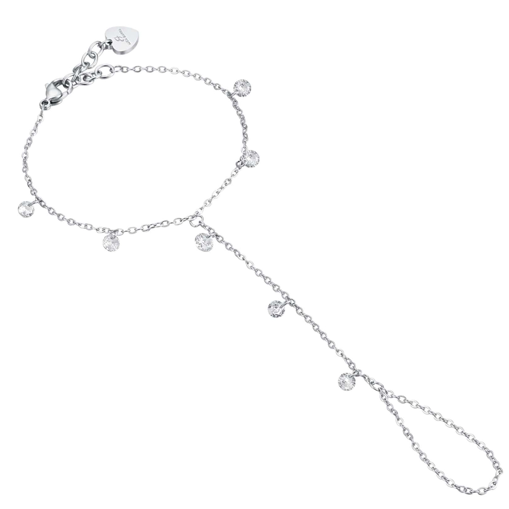Baciamano-donna-Luca-Barra-con-Cristalli-BM103 Baciamano donna Luca Barra con Cristalli BM103