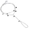 Baciamano donna Luca Barra con Cristalli neri BM101