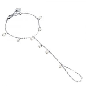 Baciamano donna Luca Barra con Perle BM108