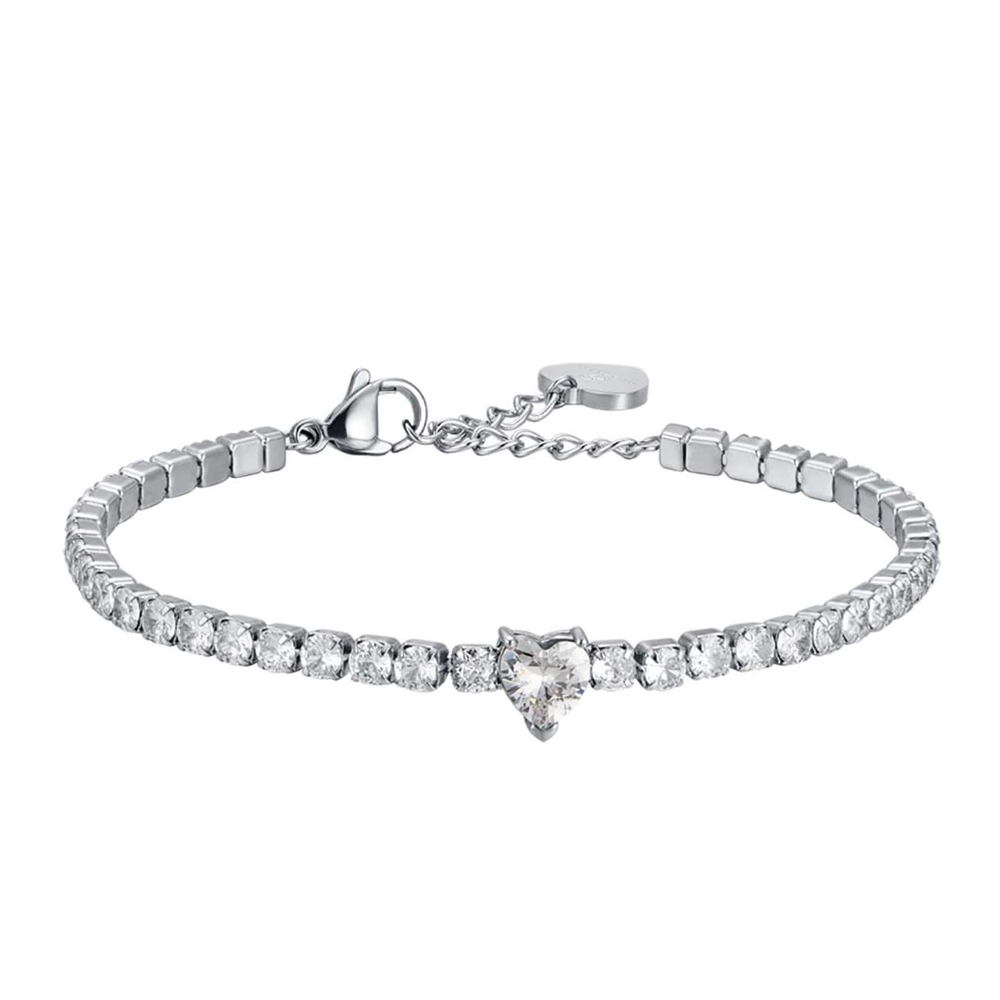 Bracciale-donna-Luca-Barra-con-Cristalli-Bianchi-BK2280 Bracciale donna Luca Barra con Cristalli Bianchi BK2280