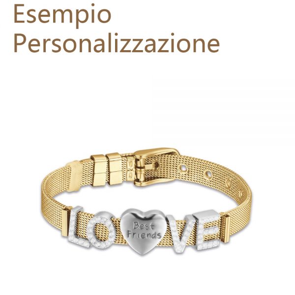 Bracciale-donna-personalizzabile-Luca-Barra-BK2207-600x600-1 (1) Charm Drop Love CH303