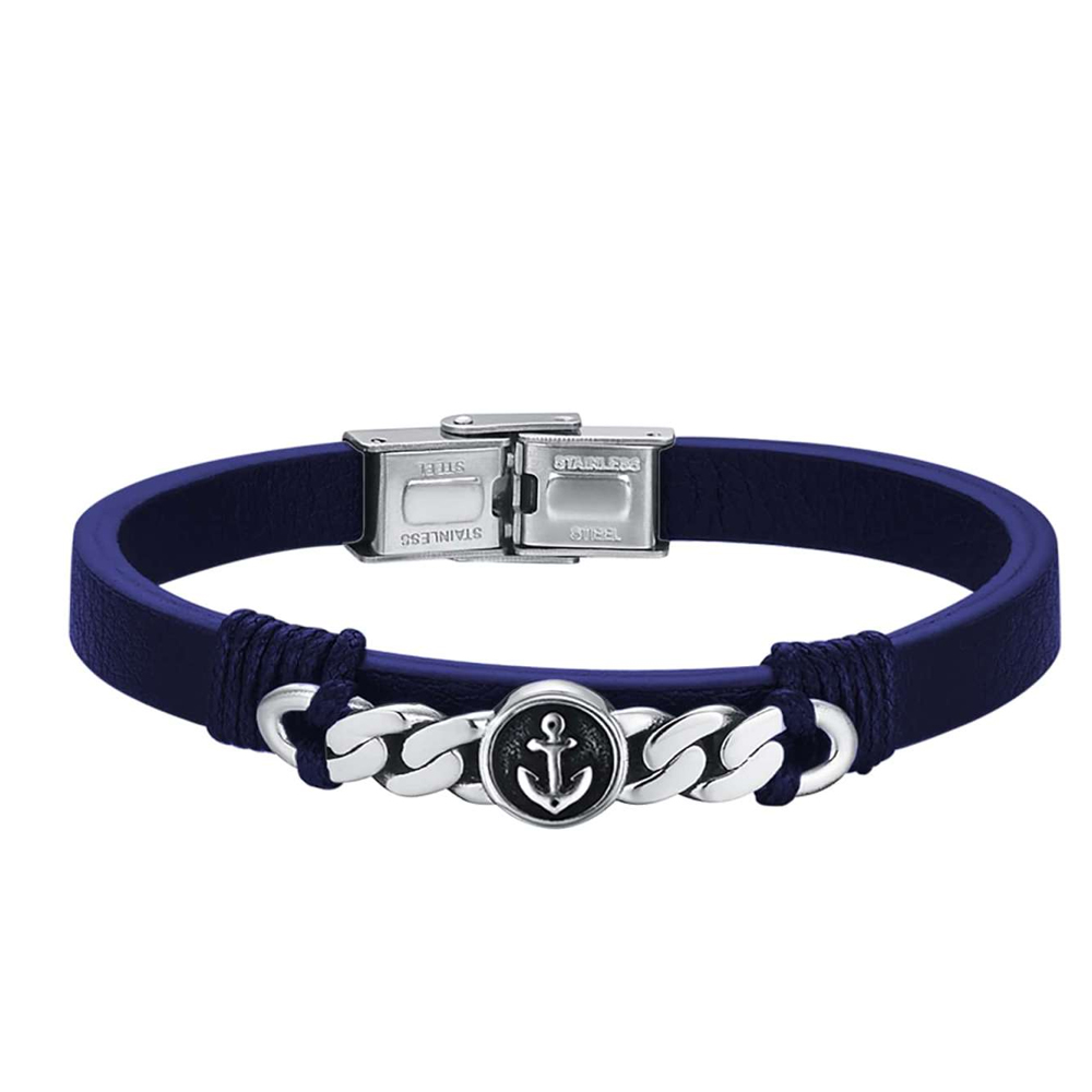 Bracciale-uomo-Luca-Barra-con-Ancora-BA1371 Bracciale uomo Luca Barra con Ancora BA1371