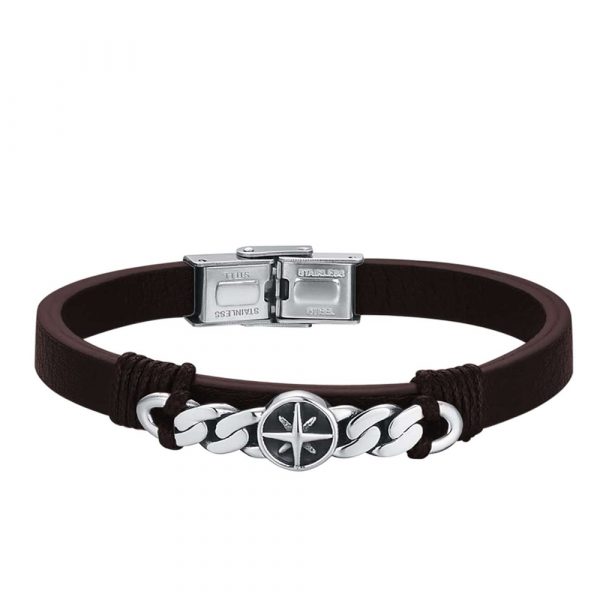 Bracciale STEEL BLU ROSA DEI VENTI 4US Cesare Paciotti Uomo - 4UBR6416
